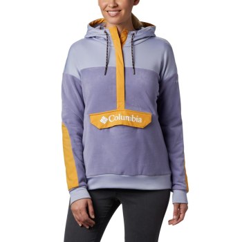 Columbia Exploration Fleece Anorak, Sudaderas Con Capucha Morados Para Mujer | 356872-JMK